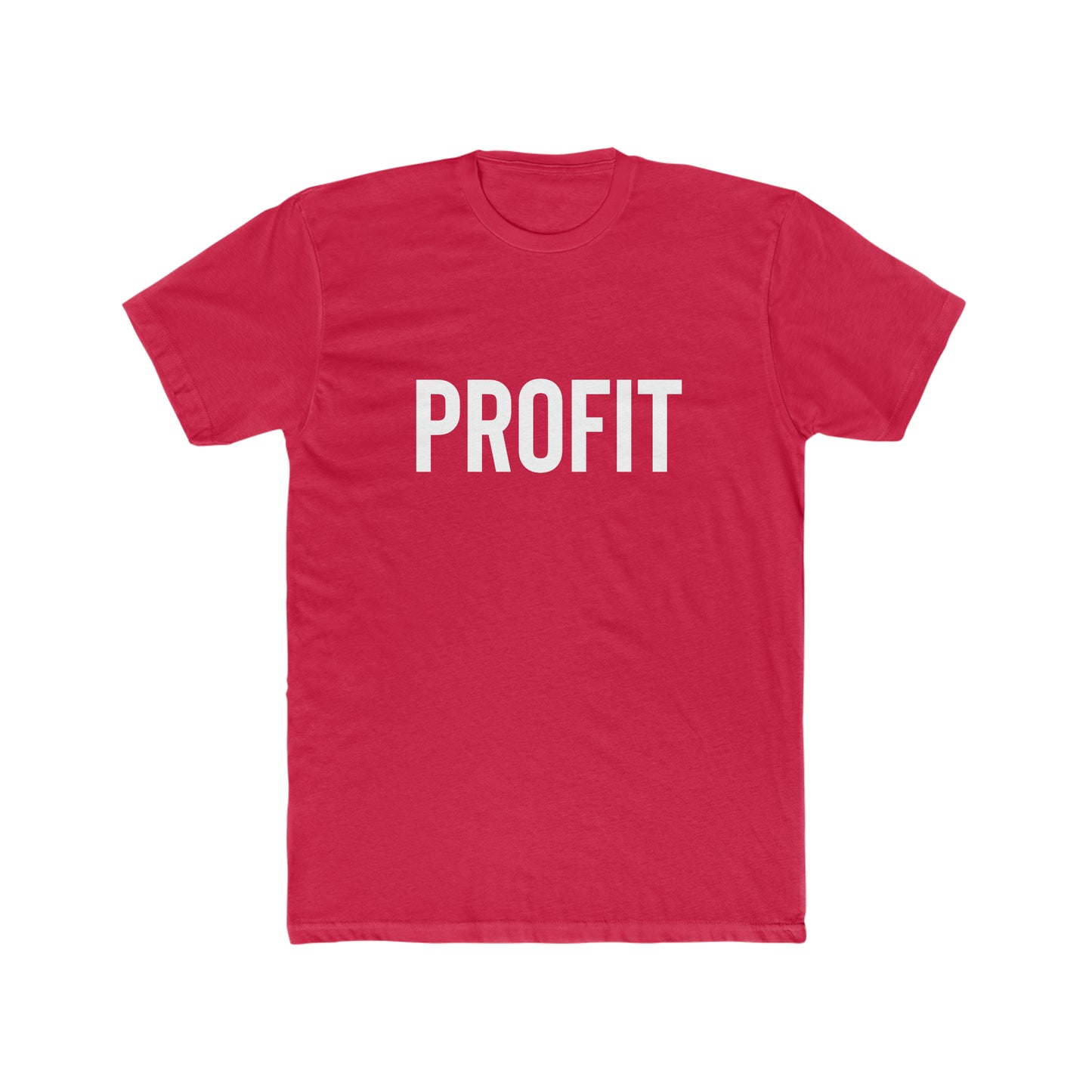 Profit Graphic Tshirt Design Graphic Tee Comfortable Cotton Crew Tee