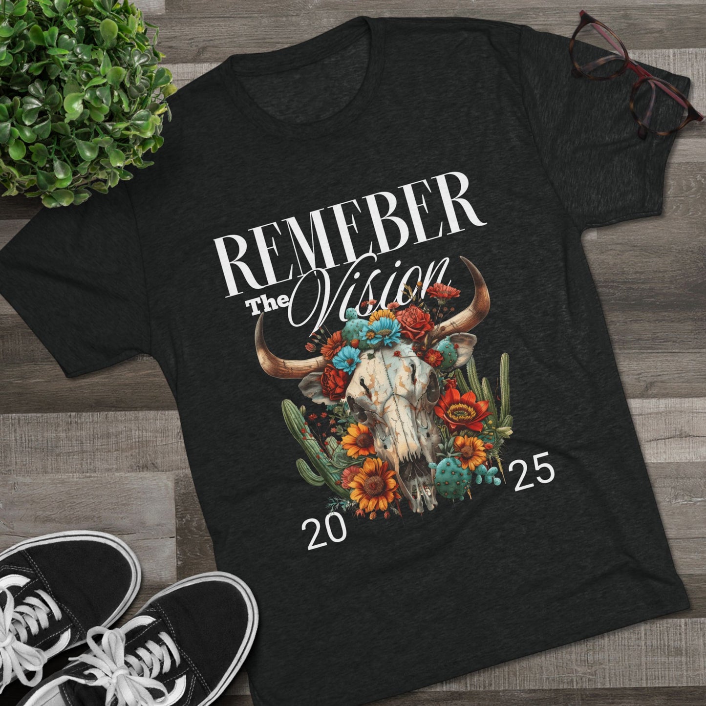 T-Shirt Rember the Vision Unisex Tri-Blend Crew Tee