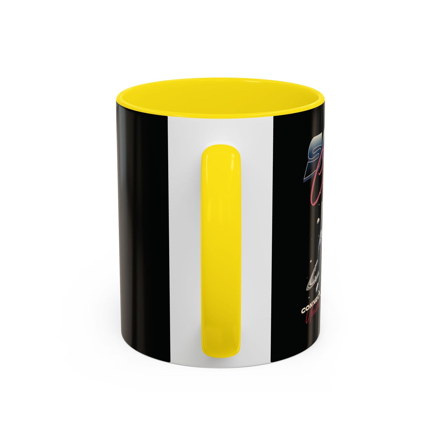 Cosmic Vibes Accent Coffee Mug - 11 & 15oz Ceramic Cup for Space Lovers and Gift Giving
