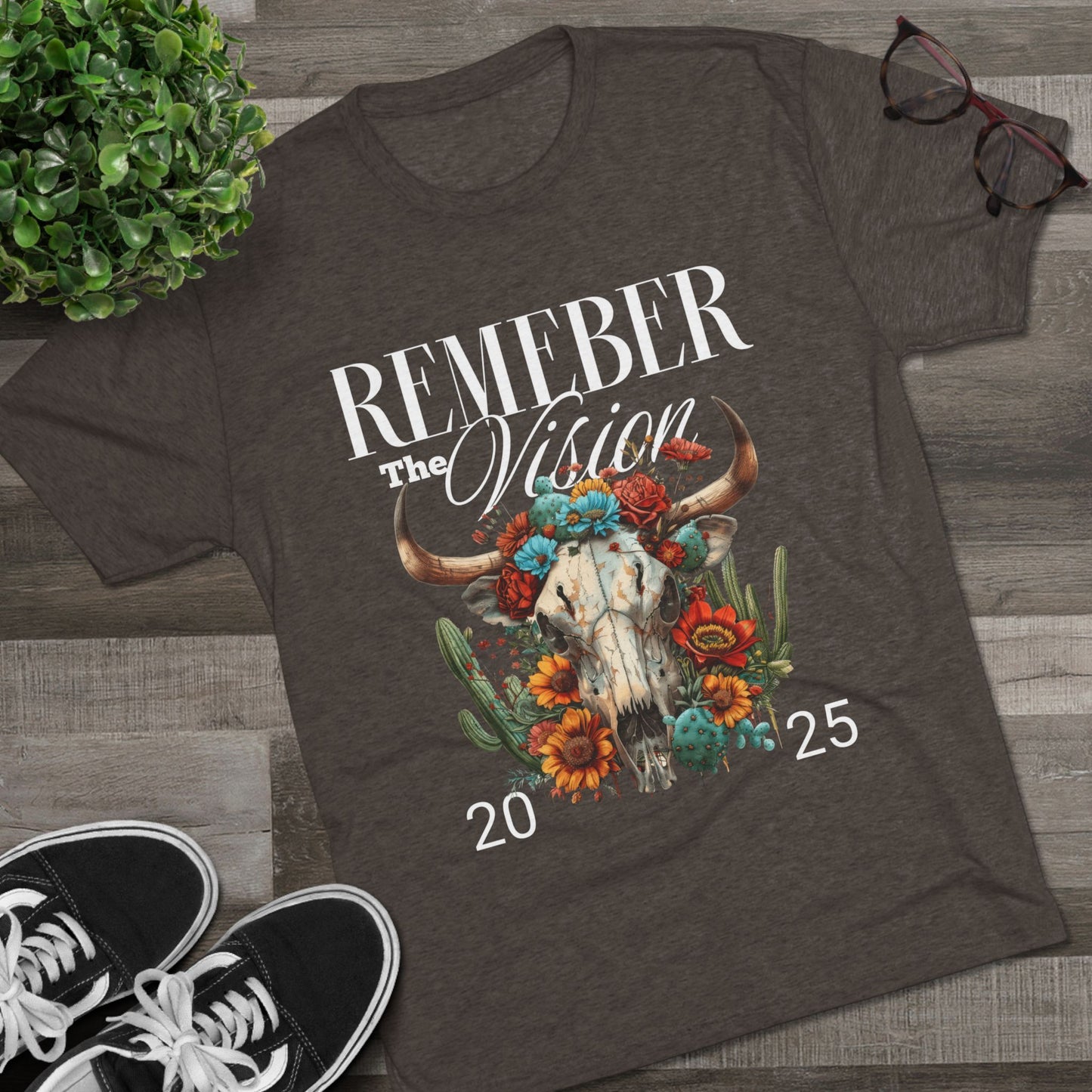 T-Shirt Rember the Vision Unisex Tri-Blend Crew Tee