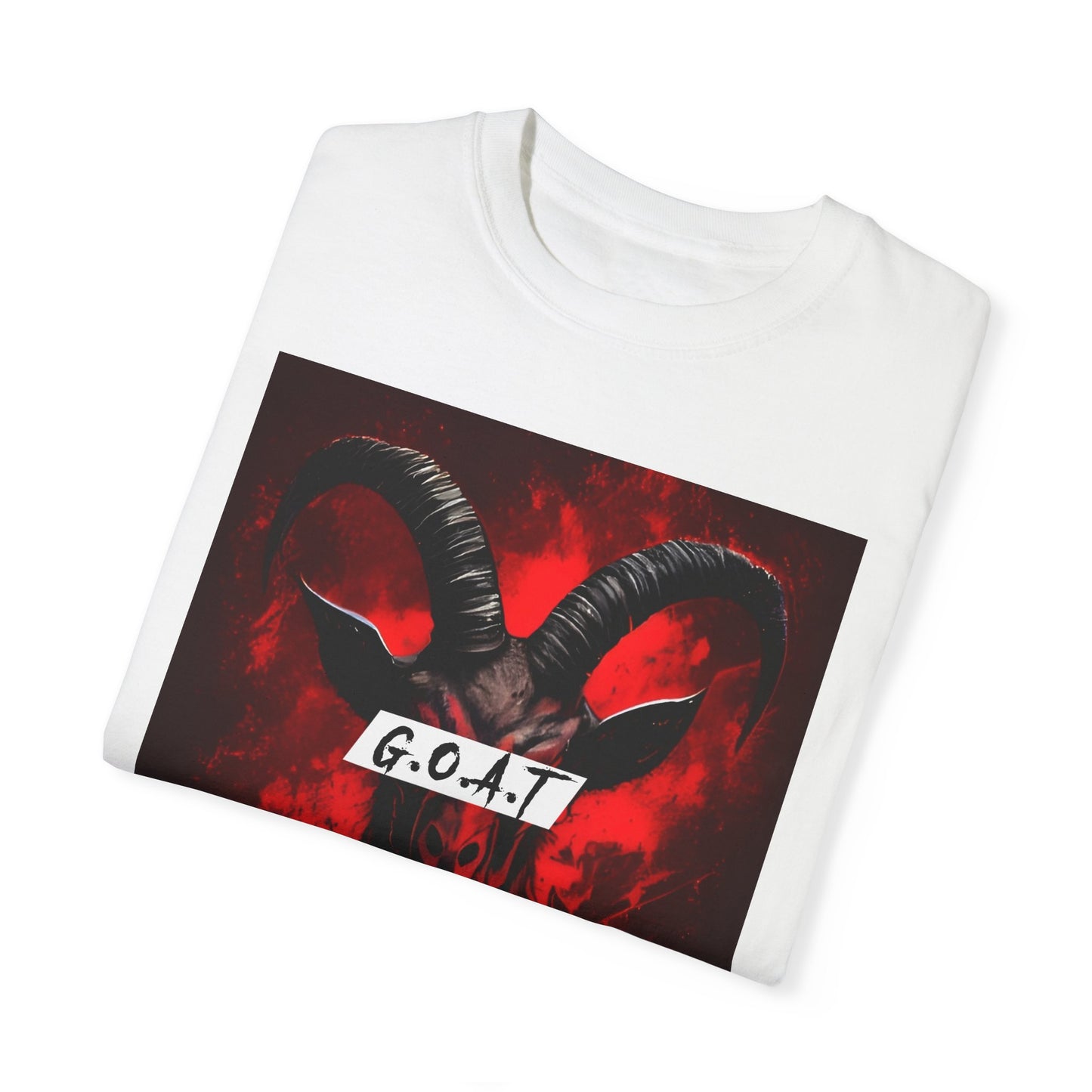 The Goat Graphic Tee Goat Tshirt Shirt Unisex Garment-Dyed T-shirt