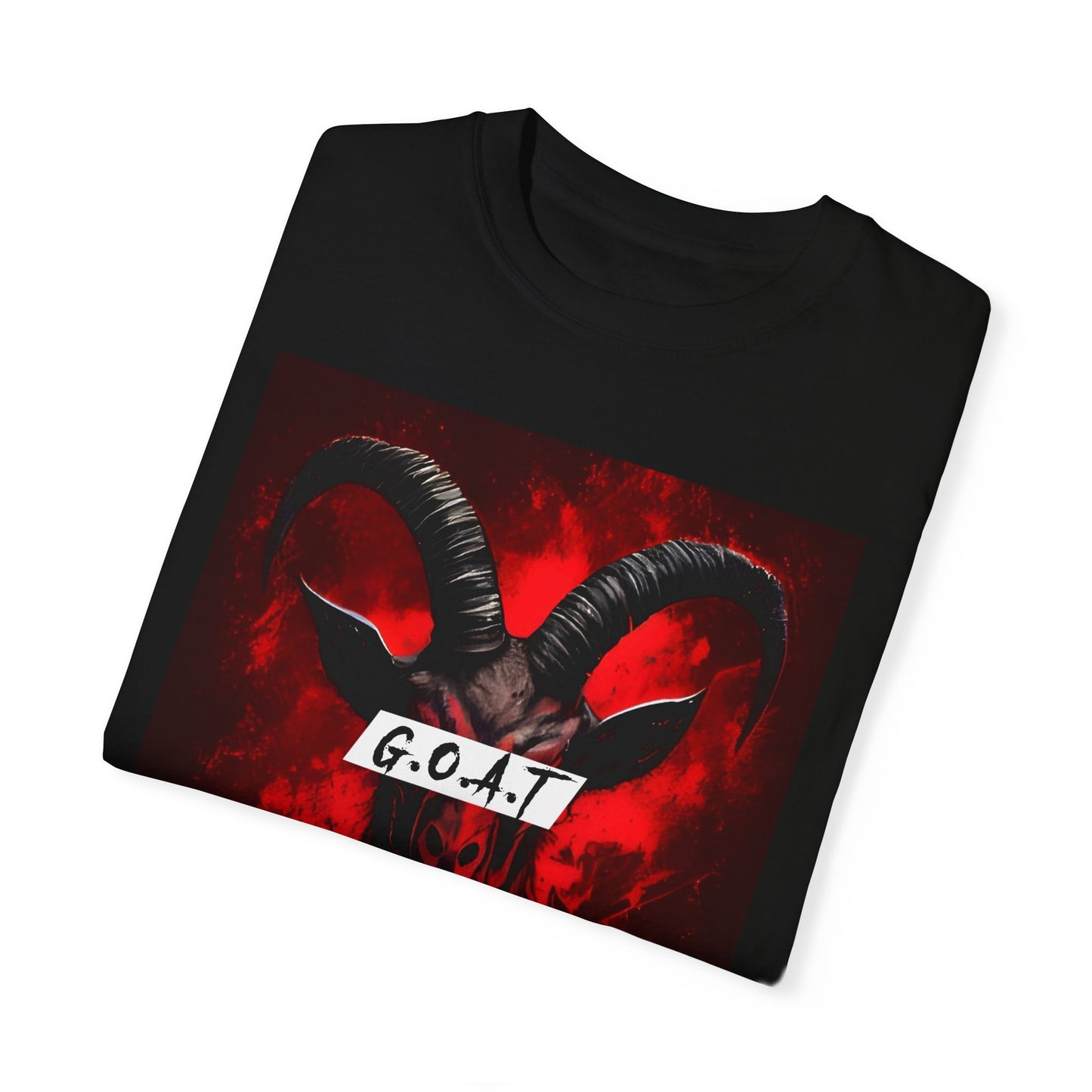 The Goat Graphic Tee Goat Tshirt Shirt Unisex Garment-Dyed T-shirt