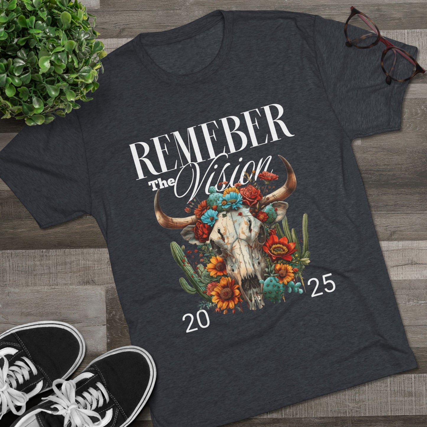 T-Shirt Rember the Vision Unisex Tri-Blend Crew Tee