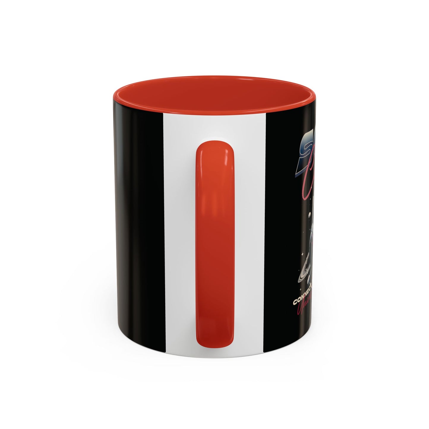 Cosmic Vibes Accent Coffee Mug - 11 & 15oz Ceramic Cup for Space Lovers and Gift Giving
