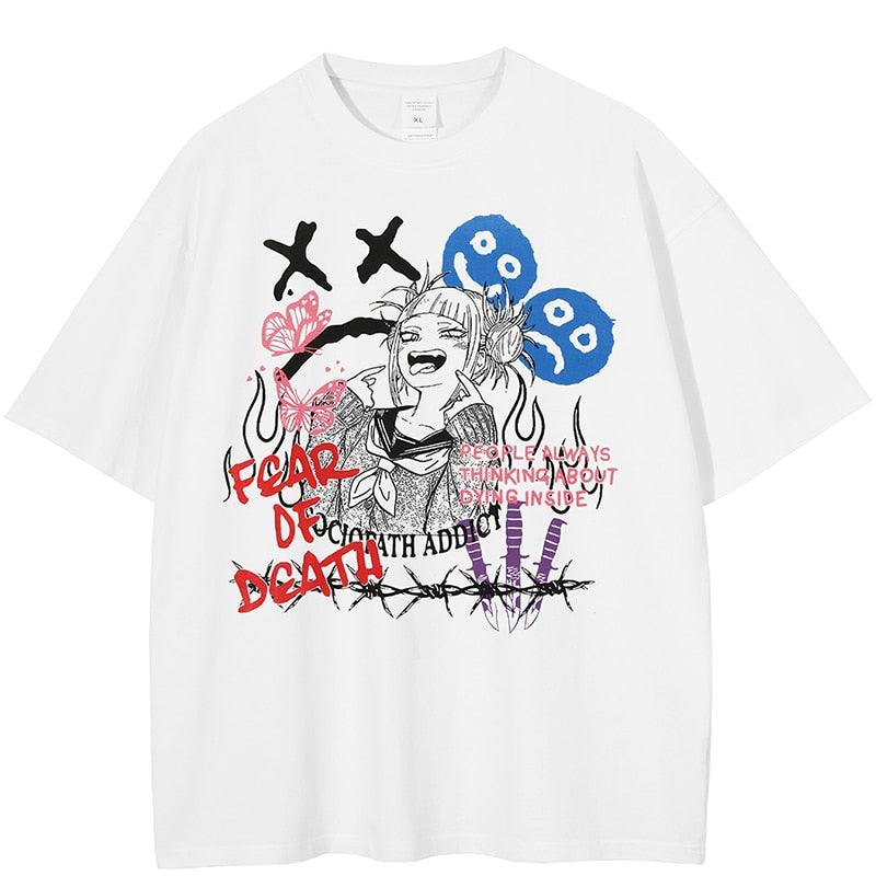 Anime Graphic T Shirt Vintage