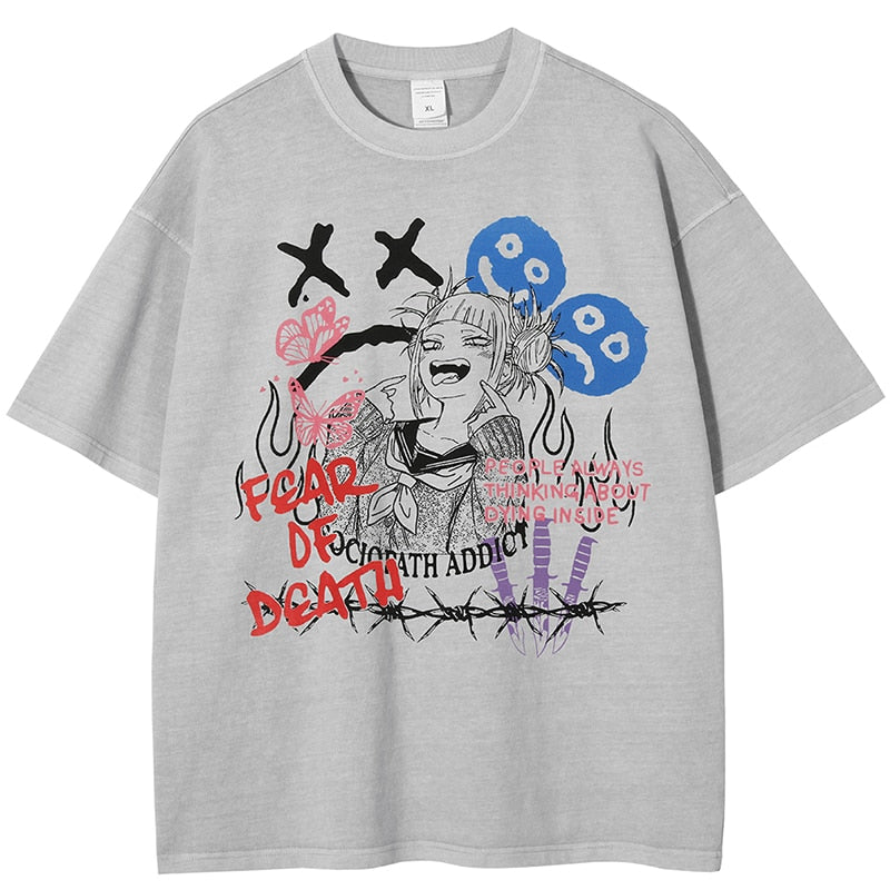Anime Graphic T Shirt Vintage
