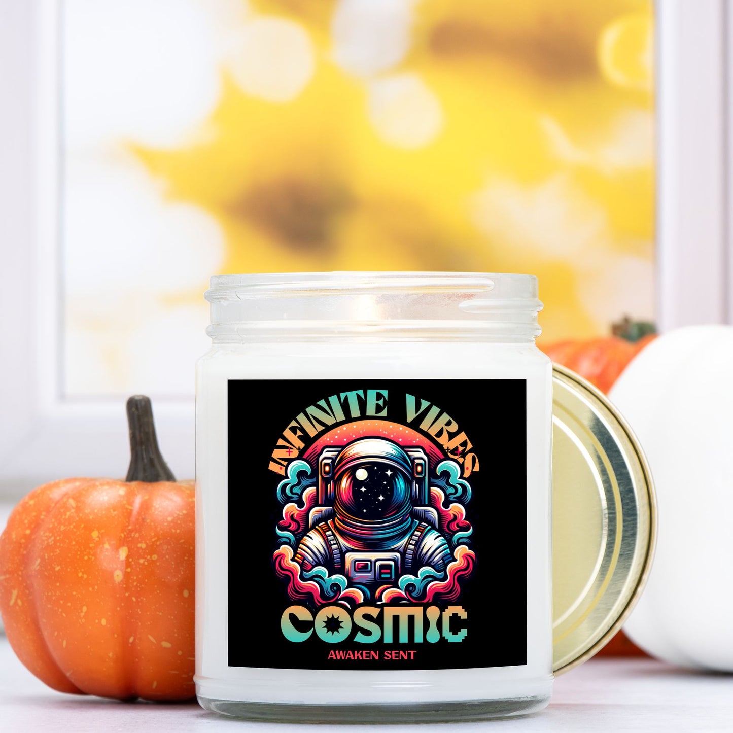 Infinite Vibes Scent Candle Clear Jar 9oz