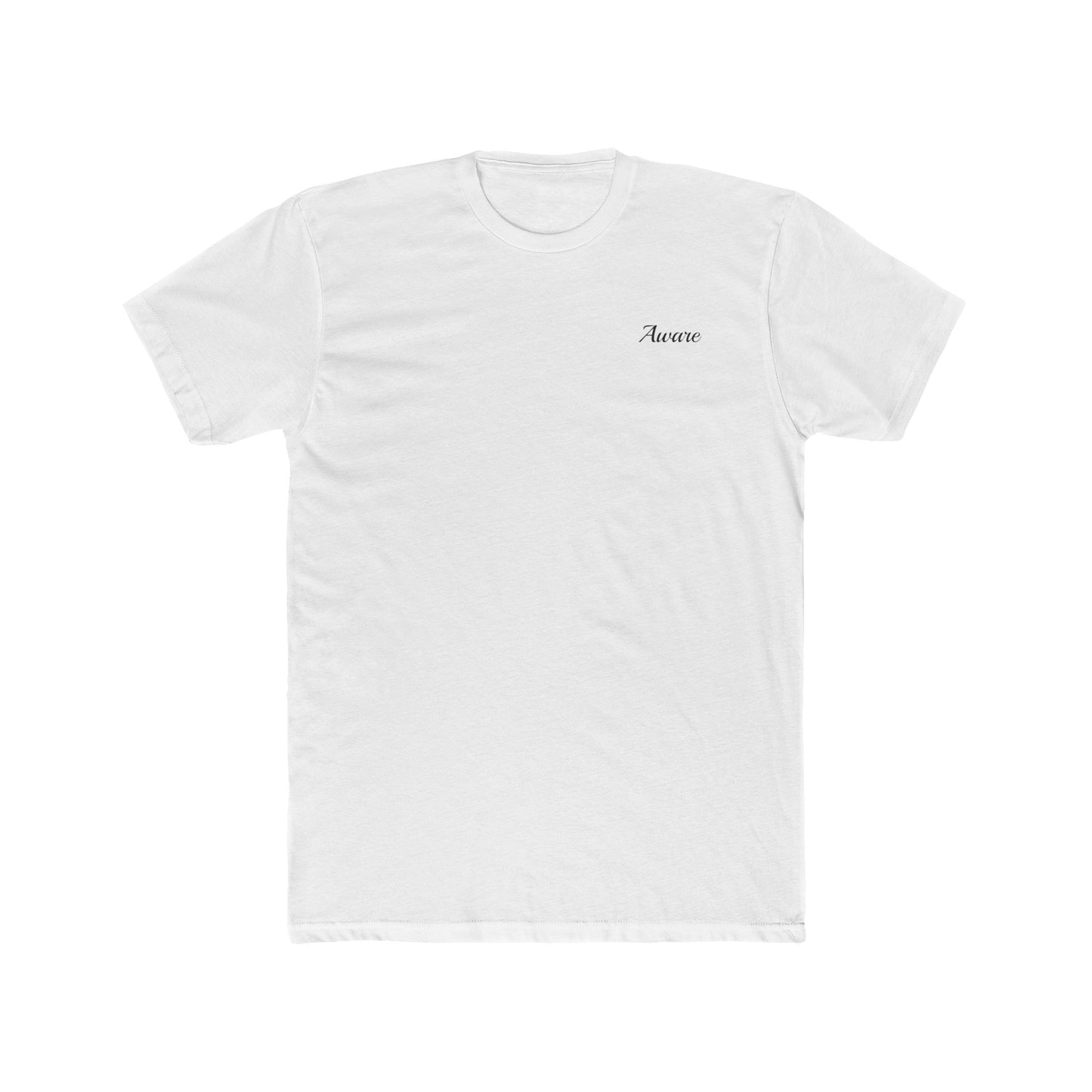 Unisex Cotton Crew Tee with Smiling Graphic - Casual Comfort for Everyday Wear