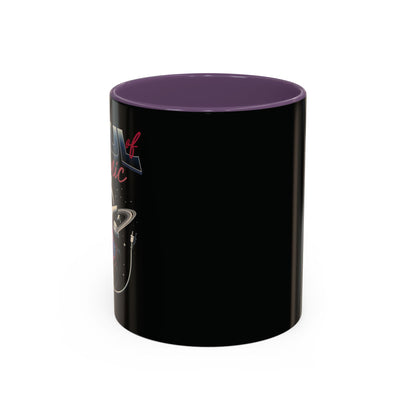 Cosmic Vibes Accent Coffee Mug - 11 & 15oz Ceramic Cup for Space Lovers and Gift Giving