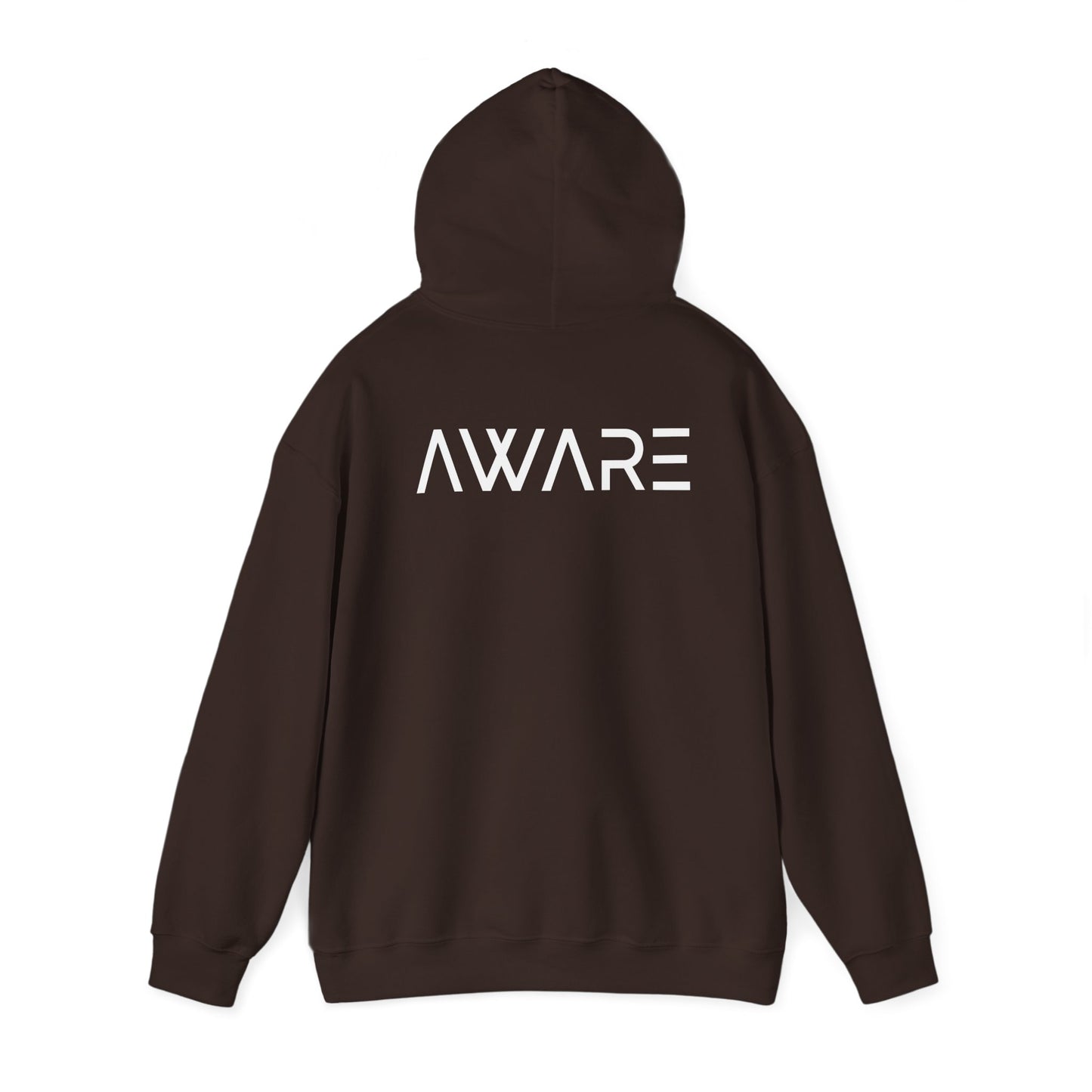 A Aware Graphic Letter Unisex Heavy Blend™ Hooded Sweatshirt