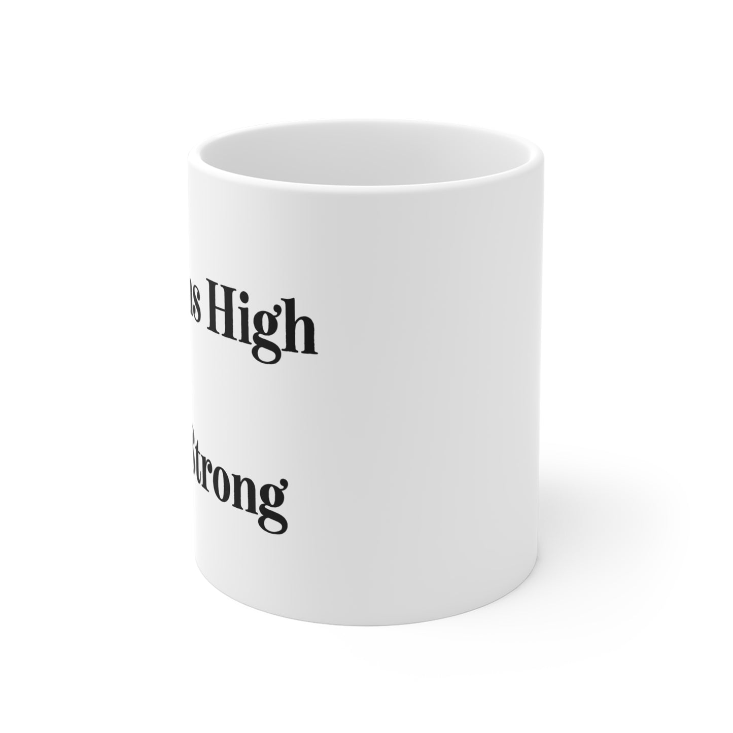 Inspirational Coffee Mug - "Vibrations High, Coffee Strong" - Perfect Gift for Coffee Lovers