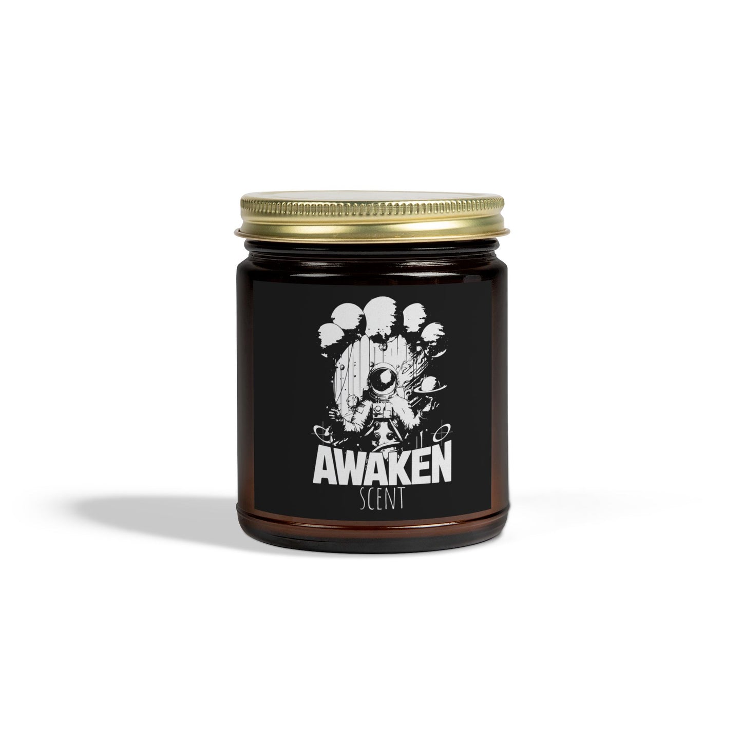 Awaken Scented Candle - Coconut Apricot Wax (4oz, 9oz) - Aromatherapy for Mindfulness & Relaxation