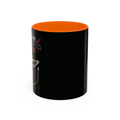 Cosmic Vibes Accent Coffee Mug - 11 & 15oz Ceramic Cup for Space Lovers and Gift Giving