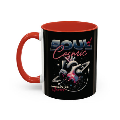 Cosmic Vibes Accent Coffee Mug - 11 & 15oz Ceramic Cup for Space Lovers and Gift Giving
