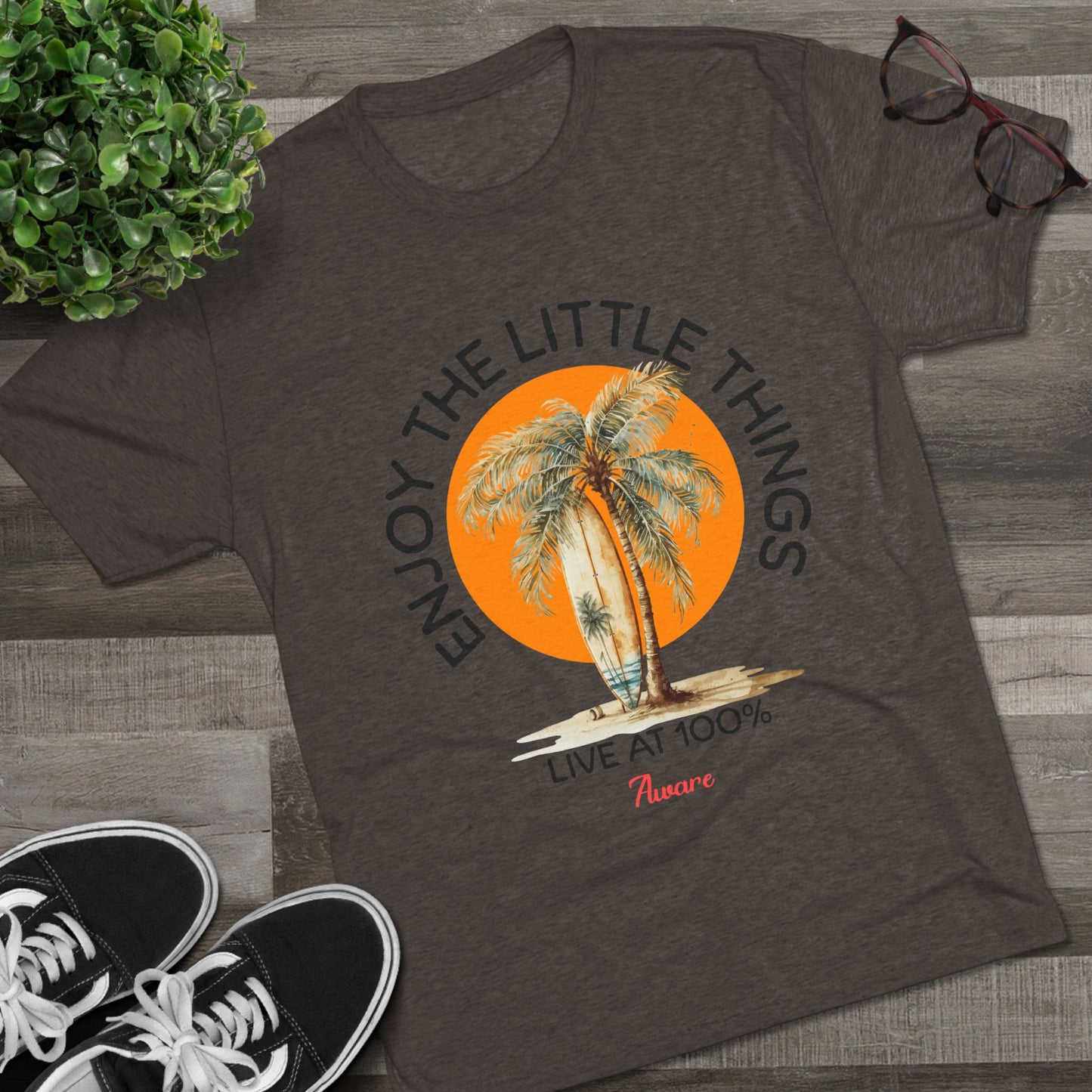 Tri-Blend Tee - Enjoy the Little Things Design