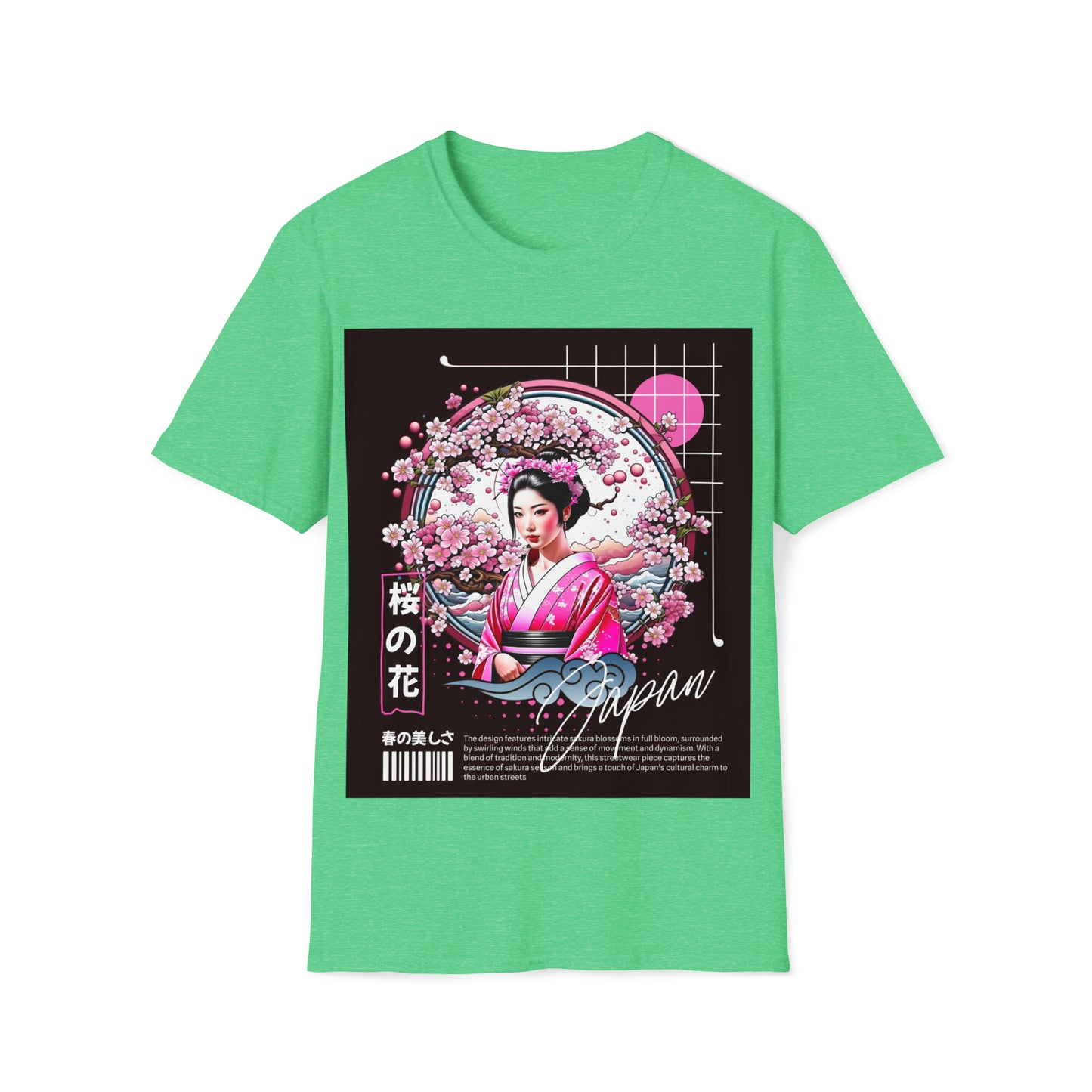 Japan Graphic Tshirt Cotton Unisex Softstyle T-Shirt