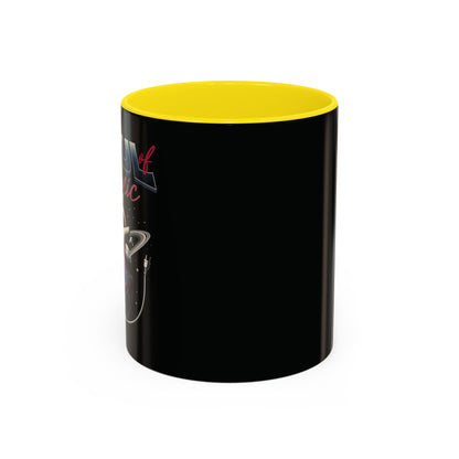 Cosmic Vibes Accent Coffee Mug - 11 & 15oz Ceramic Cup for Space Lovers and Gift Giving