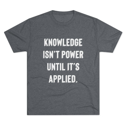 Knowledge Unisex Tri-Blend Crew Tee