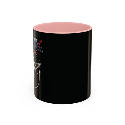 Cosmic Vibes Accent Coffee Mug - 11 & 15oz Ceramic Cup for Space Lovers and Gift Giving