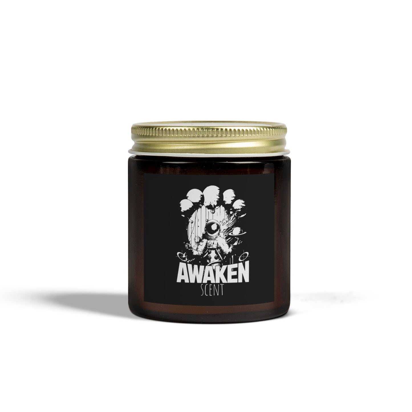 Awaken Scented Candle - Coconut Apricot Wax (4oz, 9oz) - Aromatherapy for Mindfulness & Relaxation