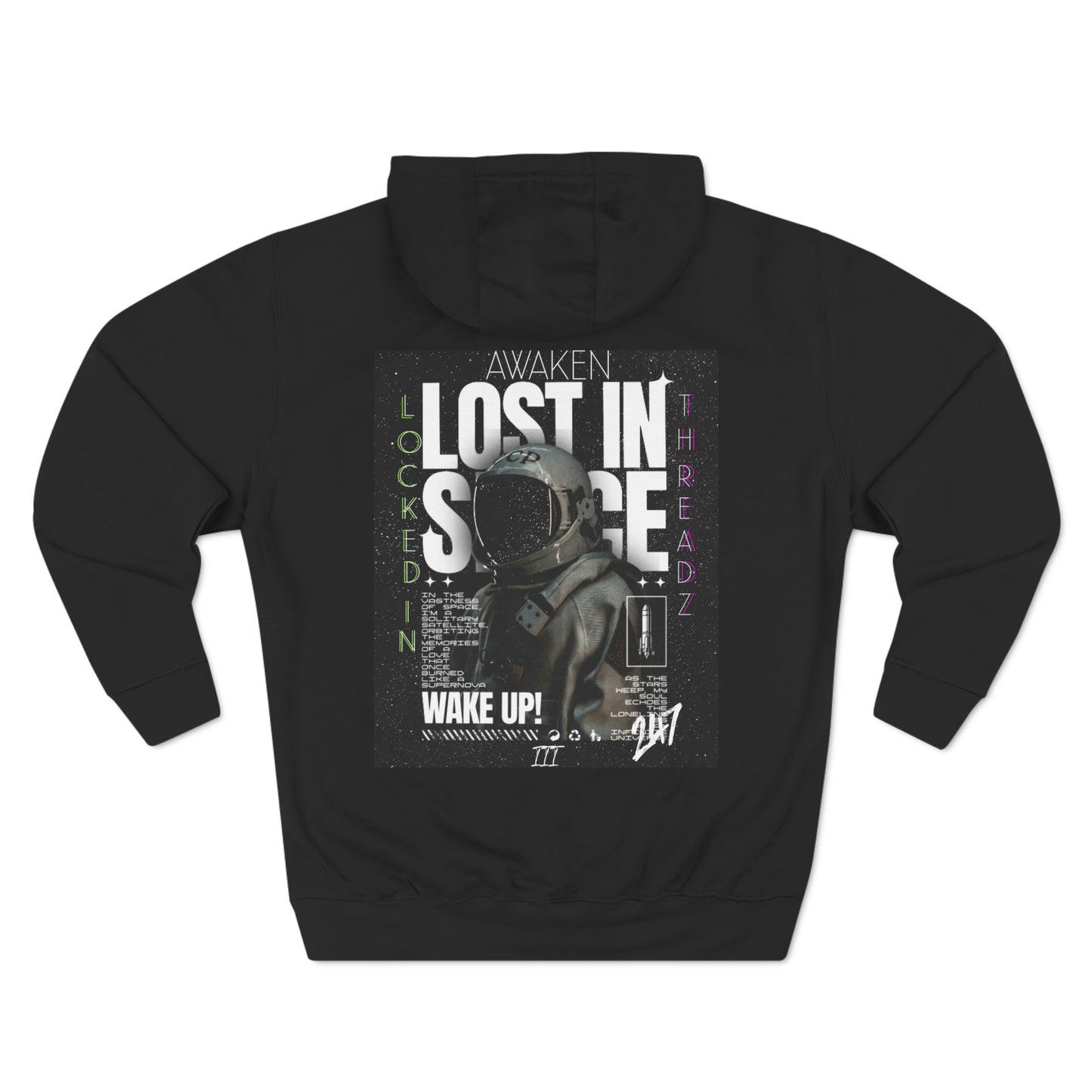 Lost in Space Graphic Hoodie Three-Panel Fleece Hoodie