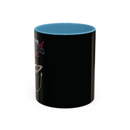 Cosmic Vibes Accent Coffee Mug - 11 & 15oz Ceramic Cup for Space Lovers and Gift Giving