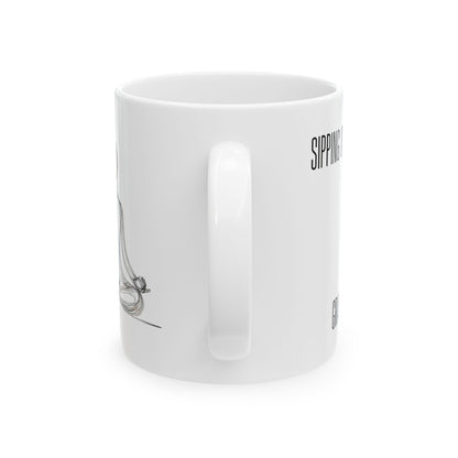 Motivational Coffee Mug - "Sippin' Good Vibes" - 11oz & 15oz