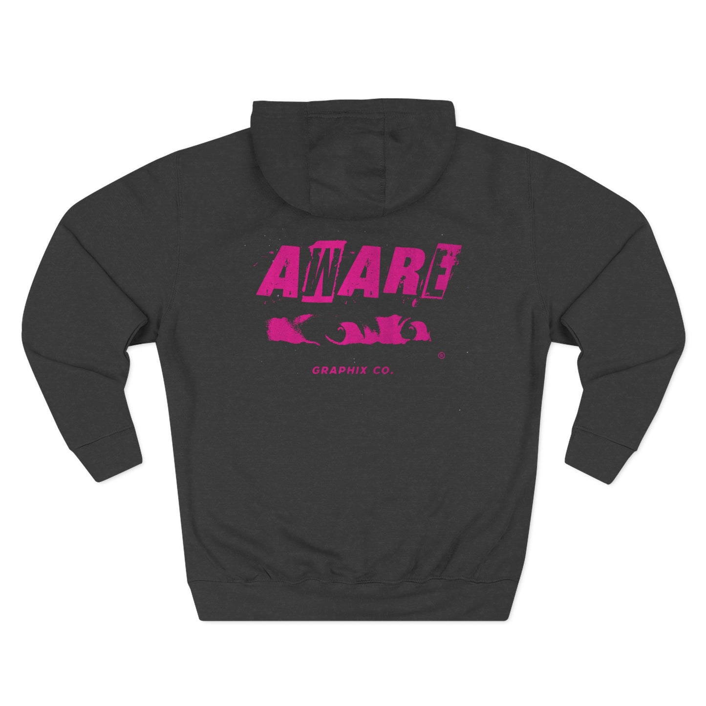 Spiritual Being Awareness Three-Panel Fleece Hoodie - Cozy and Stylish for Every Occasion