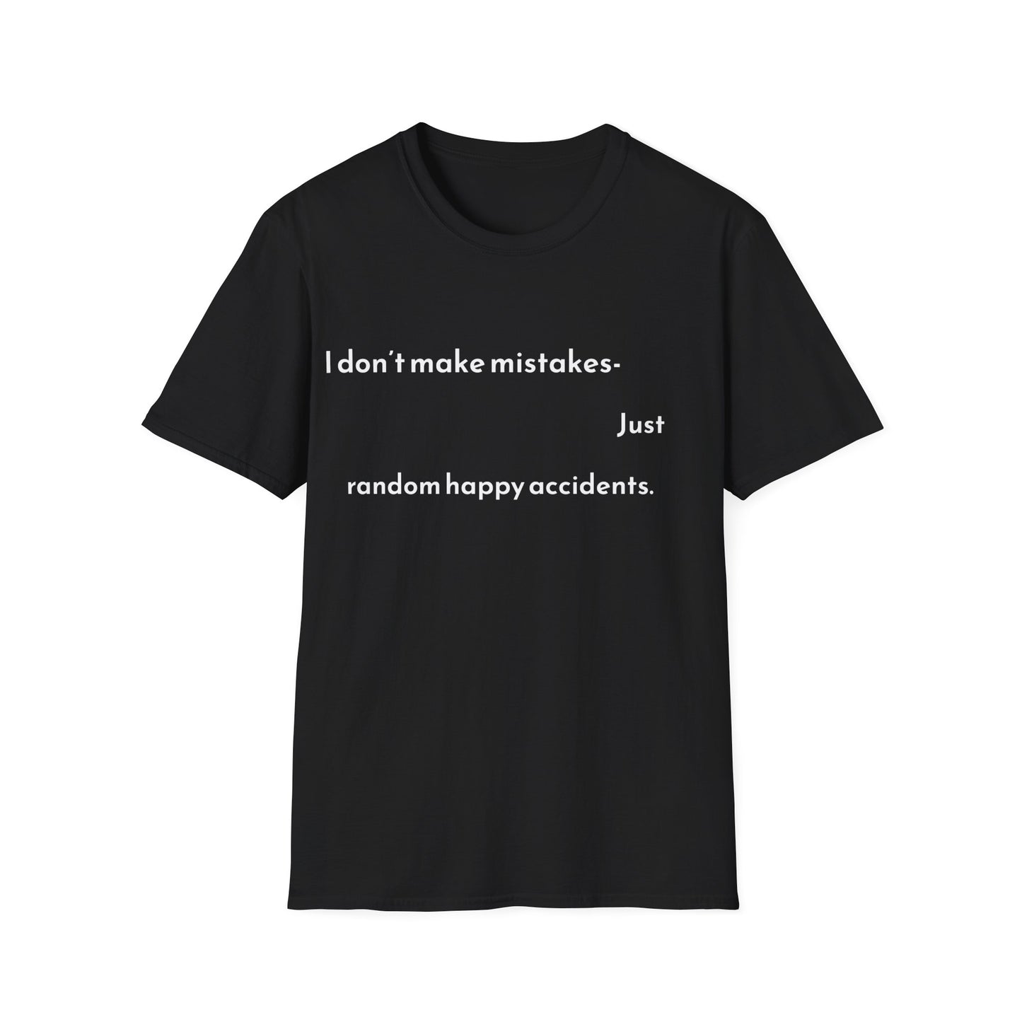 Random Happy Accidents Unisex Softstyle T-Shirt