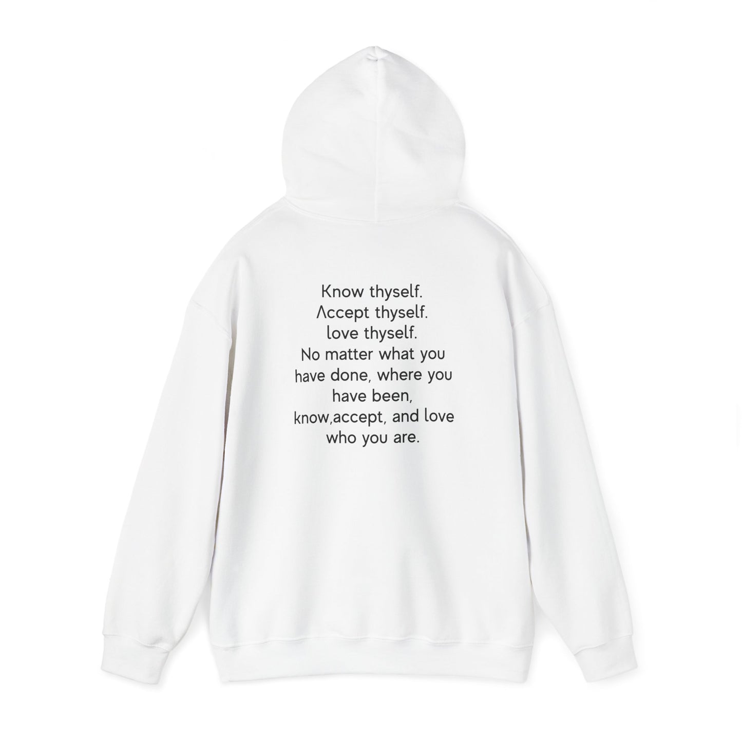 Aware Graphic Letter Unisex Heavy Blend™ Hooded Sweatshirt