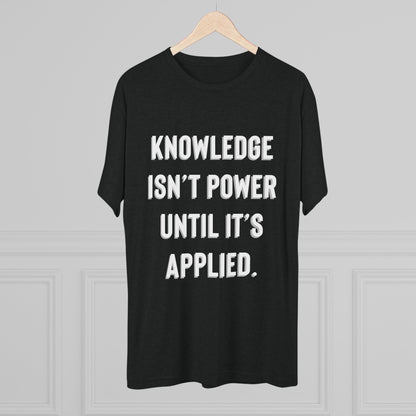Knowledge Unisex Tri-Blend Crew Tee