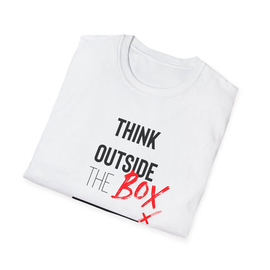 Think Outside The Box T-shirt Unisex Softstyle T-Shirt