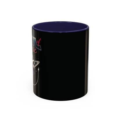 Cosmic Vibes Accent Coffee Mug - 11 & 15oz Ceramic Cup for Space Lovers and Gift Giving