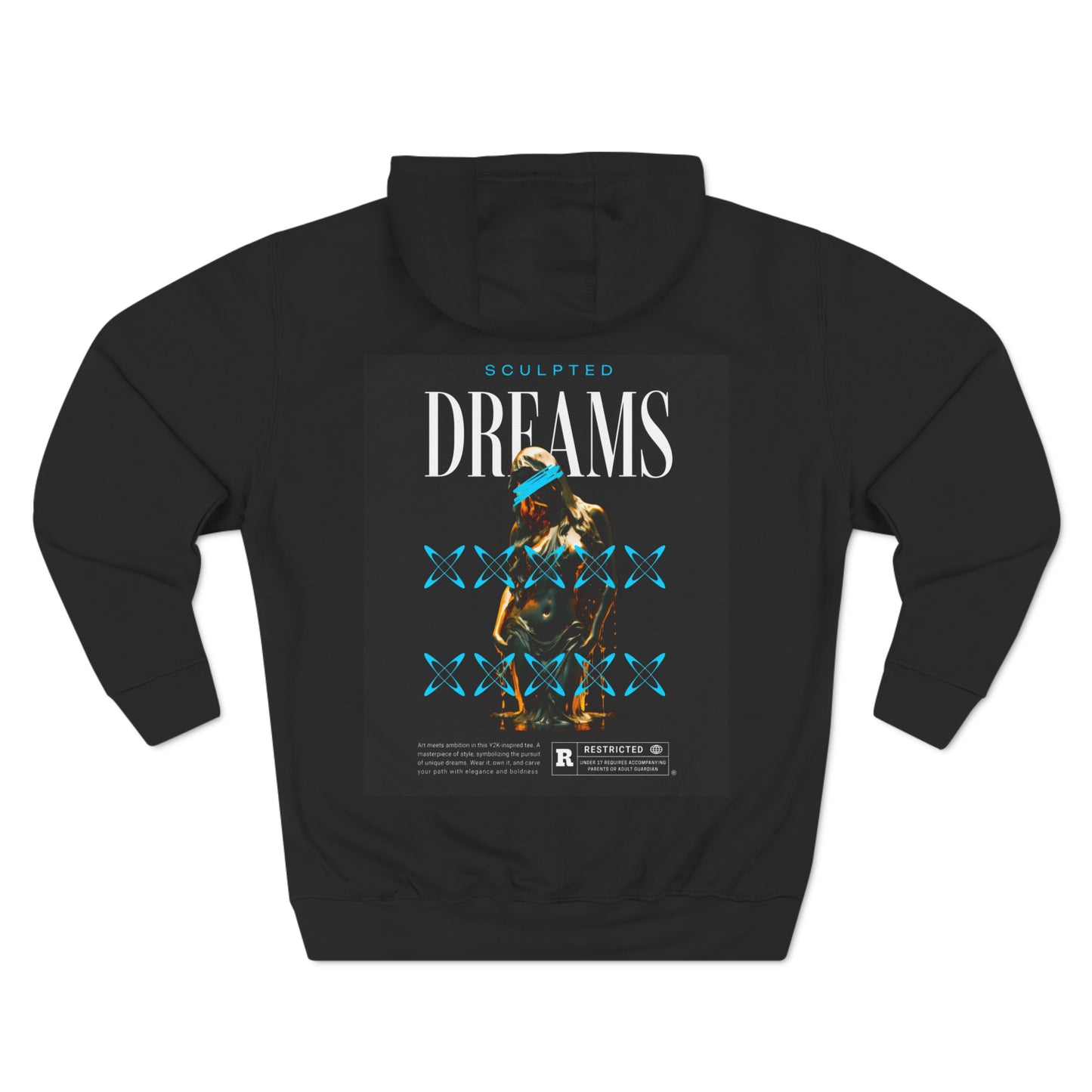 Sculpt Graphic T-shirt Dreams Three-Panel Fleece Hoodie