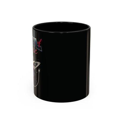 Cosmic Vibes Accent Coffee Mug - 11 & 15oz Ceramic Cup for Space Lovers and Gift Giving
