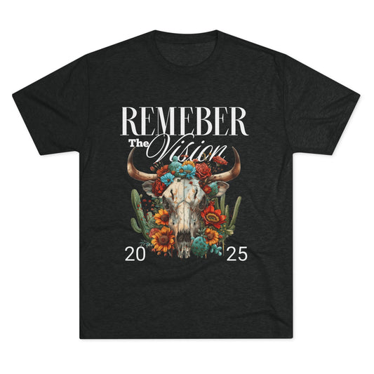 T-Shirt Rember the Vision Unisex Tri-Blend Crew Tee