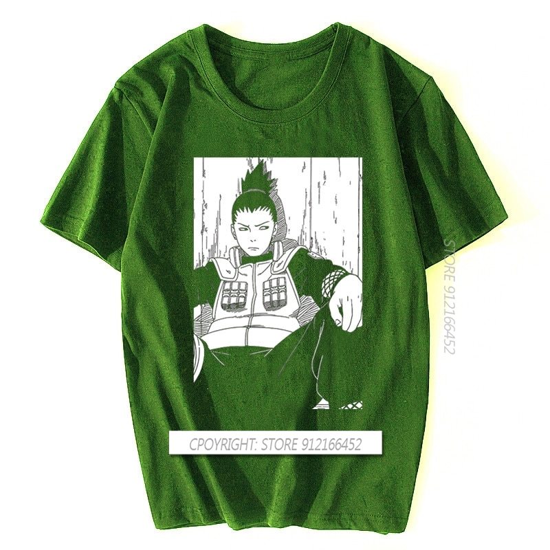 Men Tshirt Shikamaru Manga Tshirts Women T Shirt Summer Cotton Short Sleeve Tees Top Anime Harajuku Camisas Men T Shirt