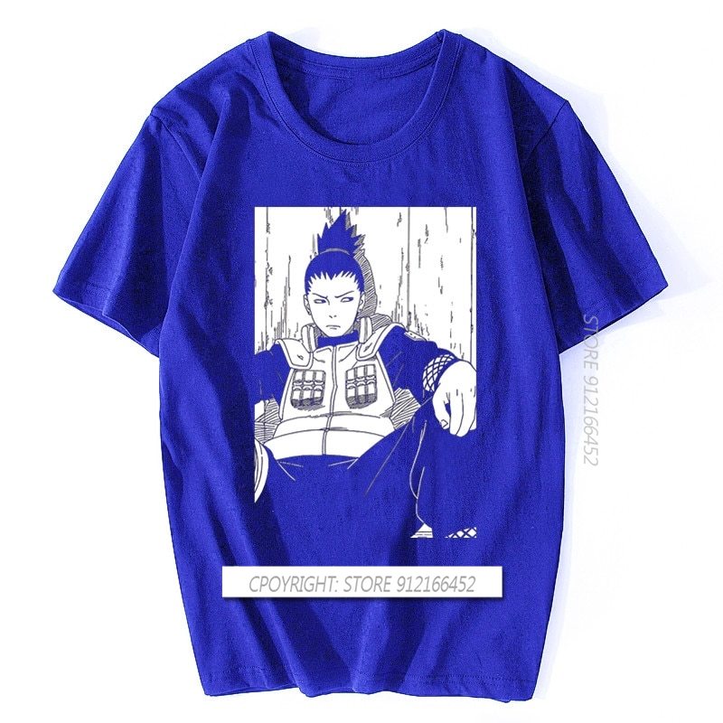 Men Tshirt Shikamaru Manga Tshirts Women T Shirt Summer Cotton Short Sleeve Tees Top Anime Harajuku Camisas Men T Shirt