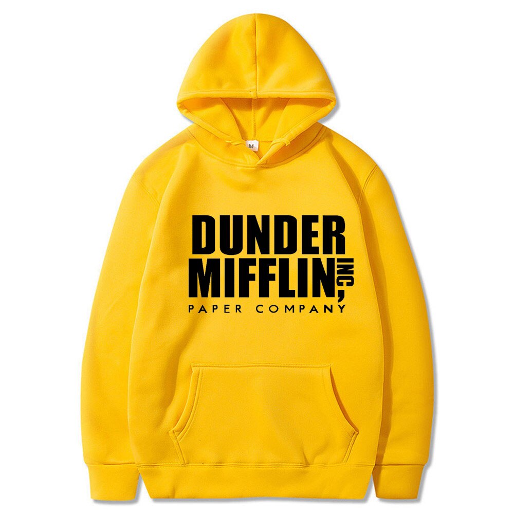 Harajuku The Office Sweatshirt Men/Woemn Fleece Hoodies Dunder Mifflin Paper Inc Hoodie Unisex Crewneck Moletom Feminino Hoody