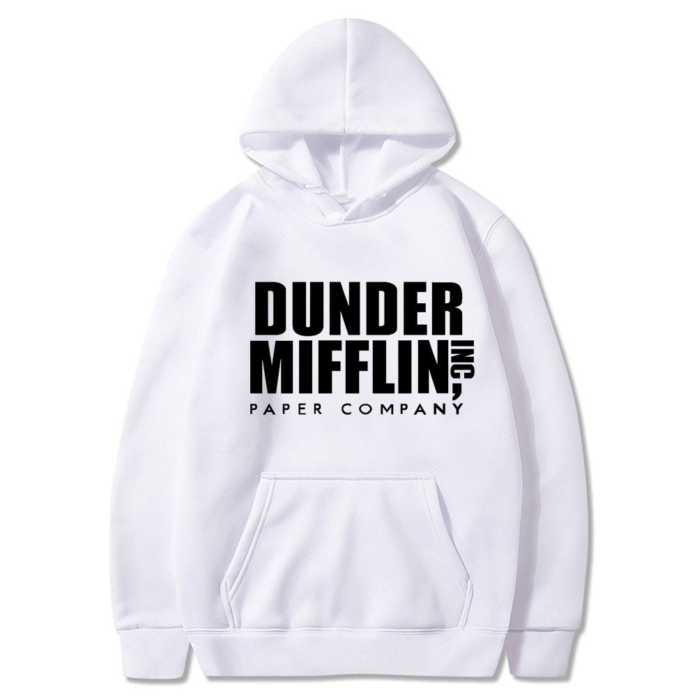 Harajuku The Office Sweatshirt Men/Woemn Fleece Hoodies Dunder Mifflin Paper Inc Hoodie Unisex Crewneck Moletom Feminino Hoody