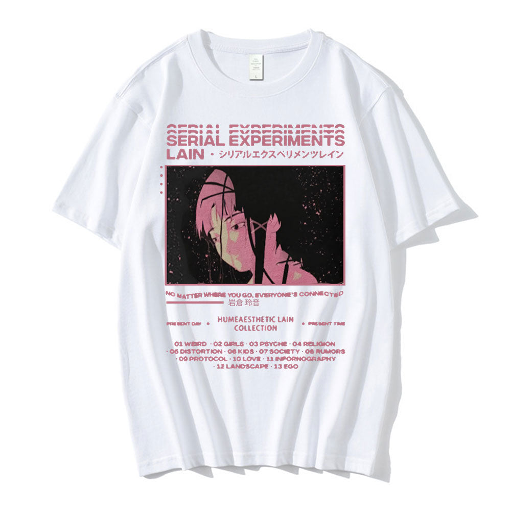 Anime Serial Experiments Lain Graphic T Shirts