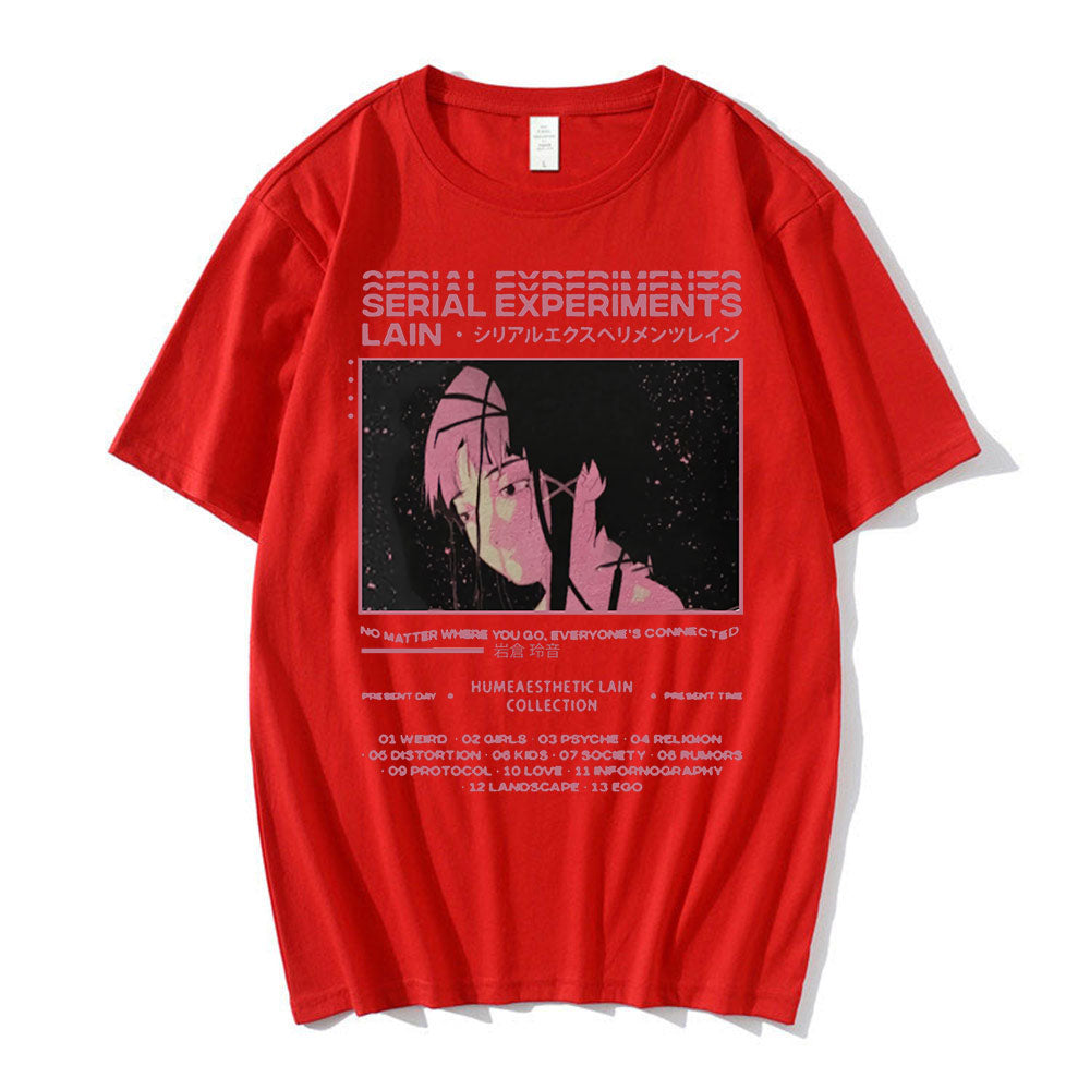 Anime Serial Experiments Lain Graphic T Shirts